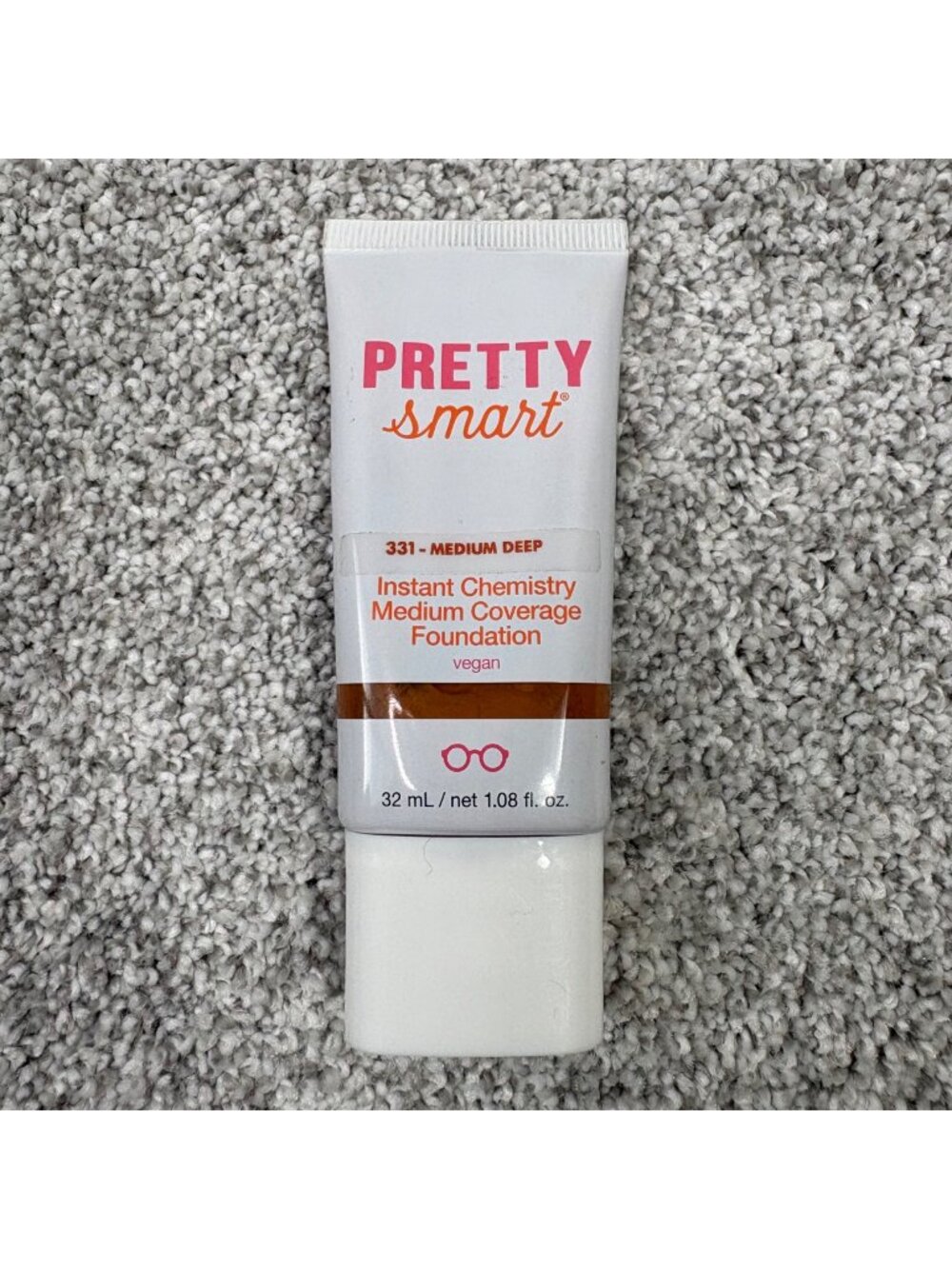 Pretty Smart Medium Coverage Foundation 331 Medium Deep Vegan 1.08 fl New
